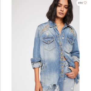 •ULTRA RARE•• Free People Embellished MoonChild